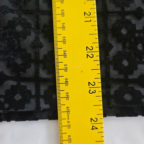 Laundry by Shelli Segal Black Burnout Velvet Cowl Neck Tank Top Women’s Small - Picture 8 of 10